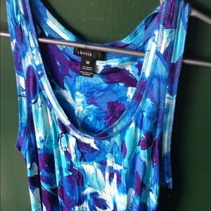 Brand New Thesis Flowy Blue Floral Dress